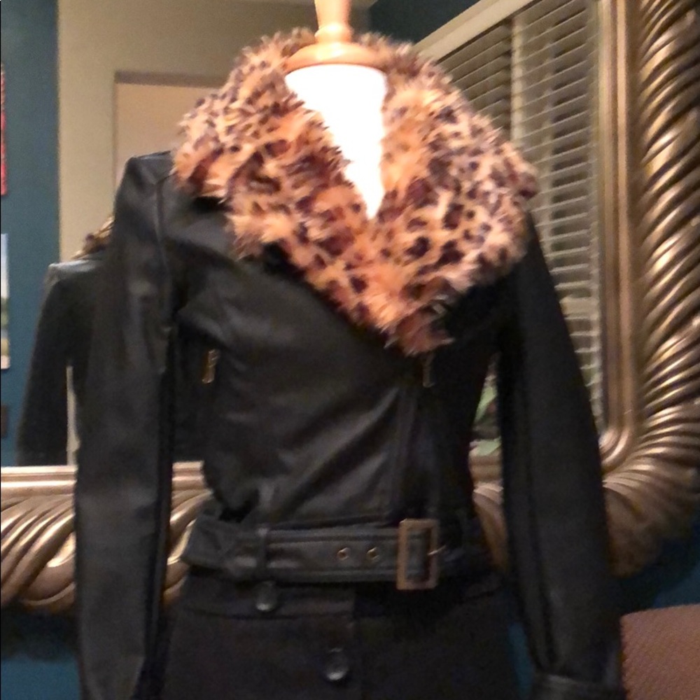 Yaso vegan friendly faux leather jacket